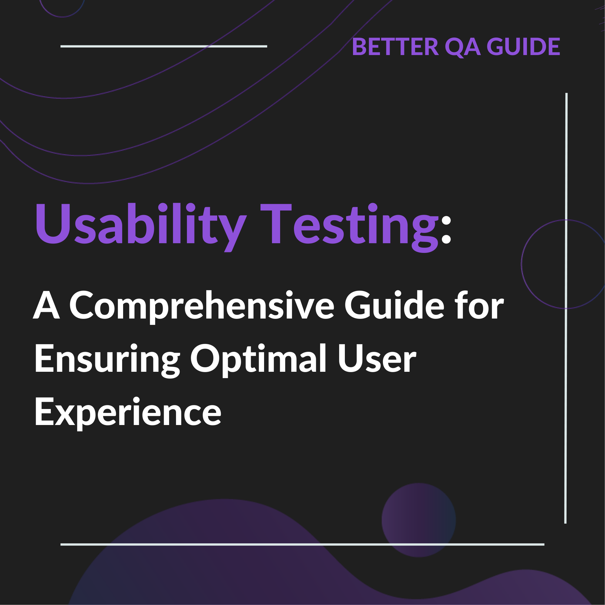 usability testing a comprehensive guide for ensuring optimal user experience