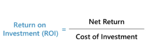 return on investment formula