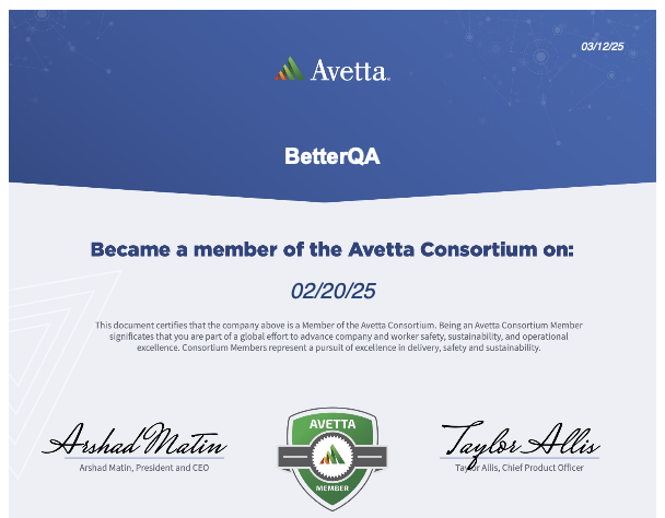 BetterQA - Avetta
