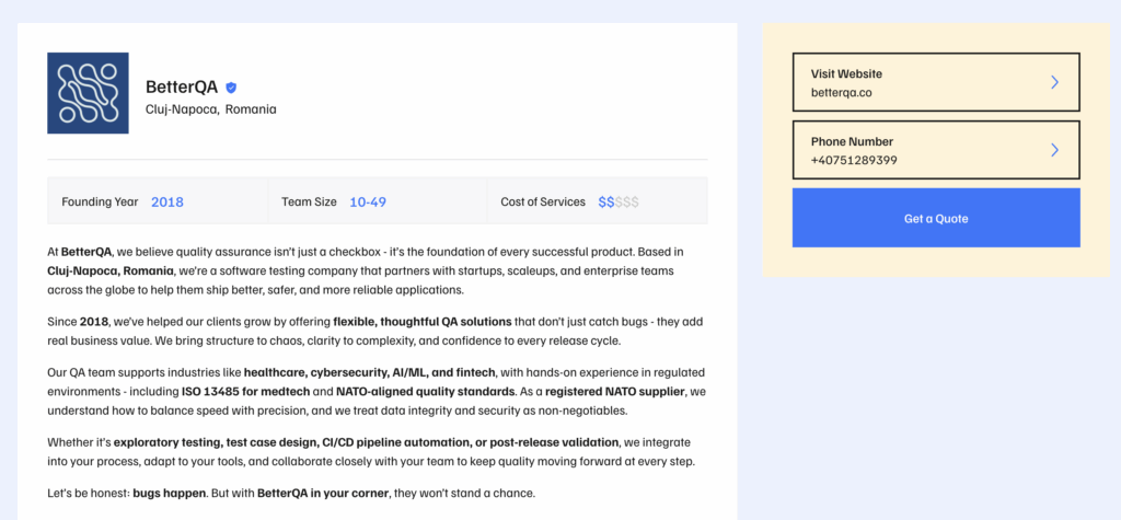 Top Software Testing Company 2025