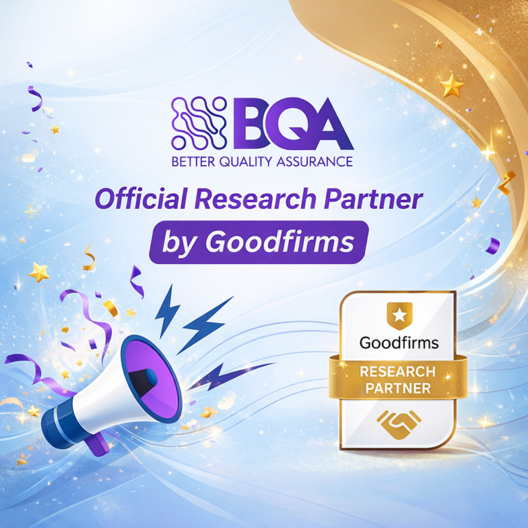 BetterQA: Official Research Partner by Goodfirms