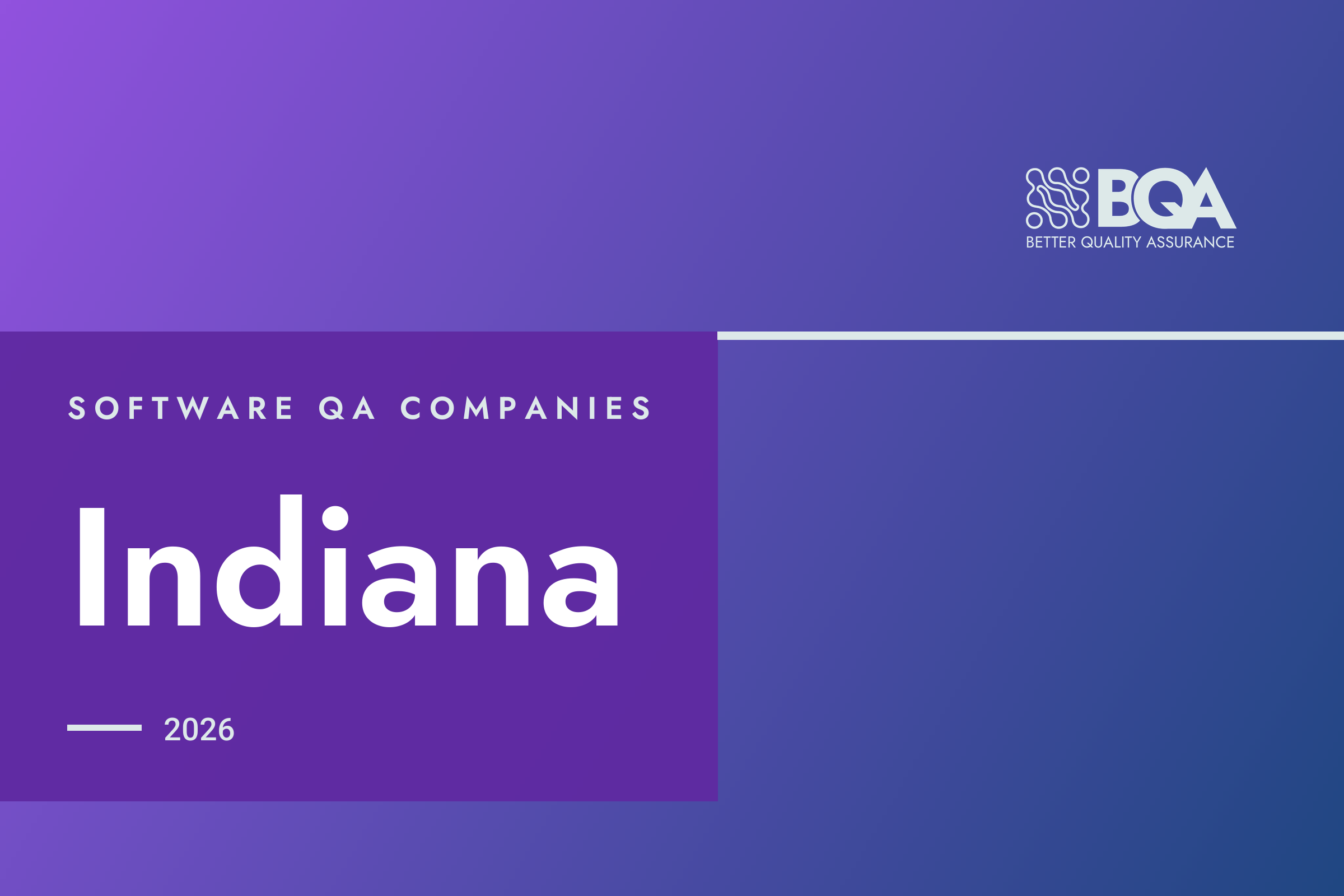 BetterQA card: software QA companies, Indiana, 2026