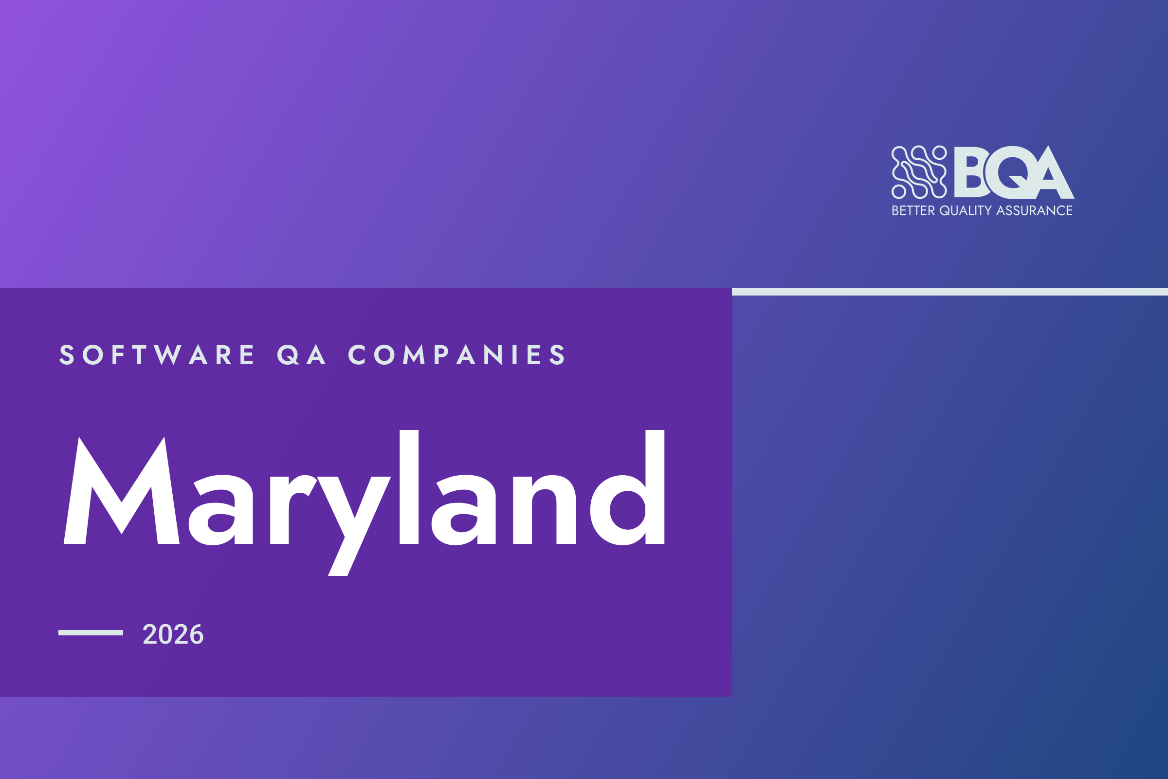 BetterQA card: software QA companies, Maryland, 2026