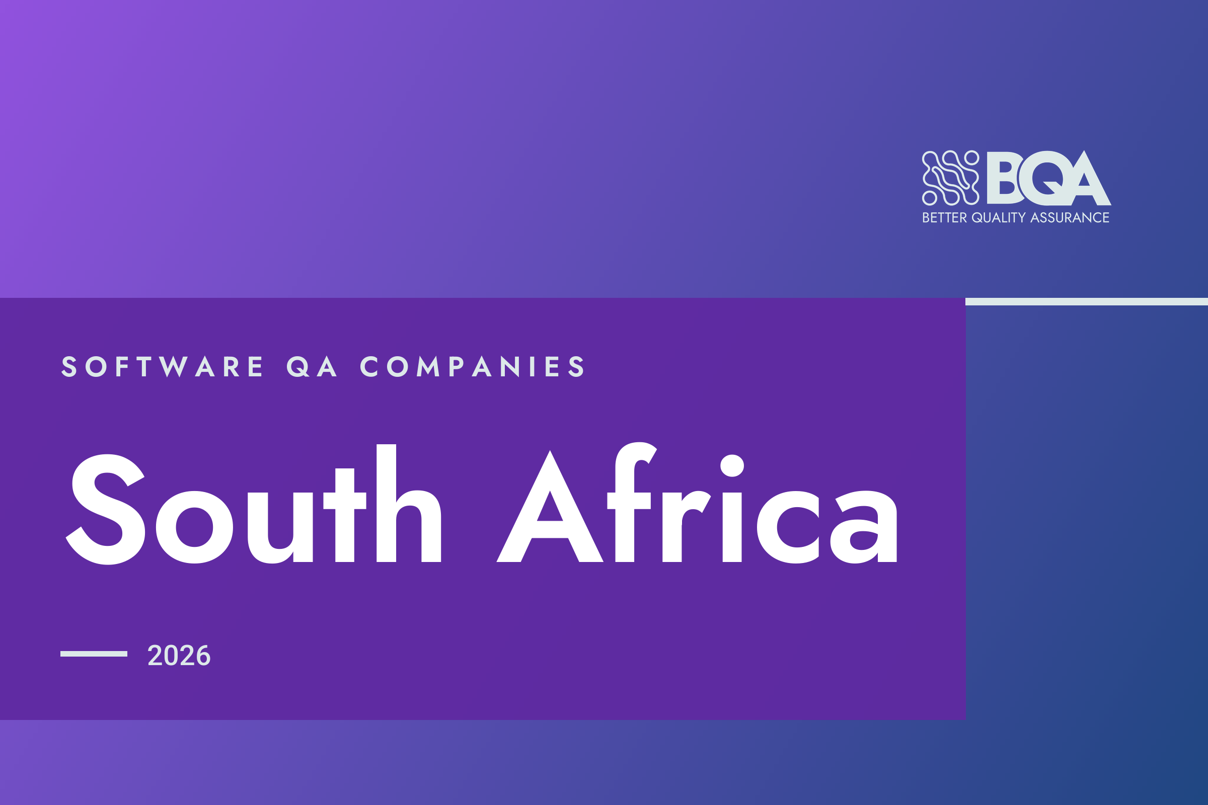 BetterQA card: software QA companies, South Africa, 2026