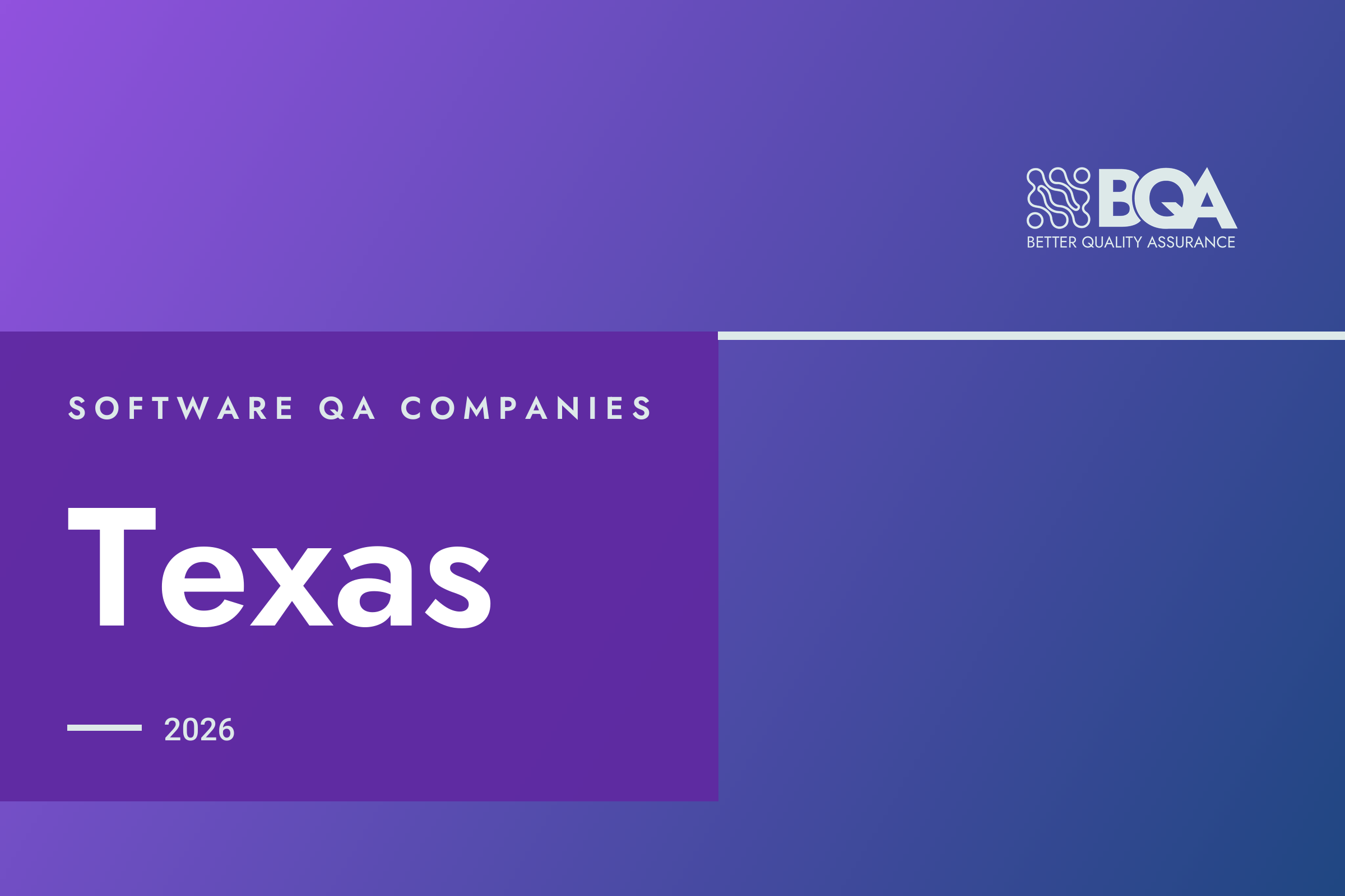 BetterQA card: software QA companies, Texas, 2026
