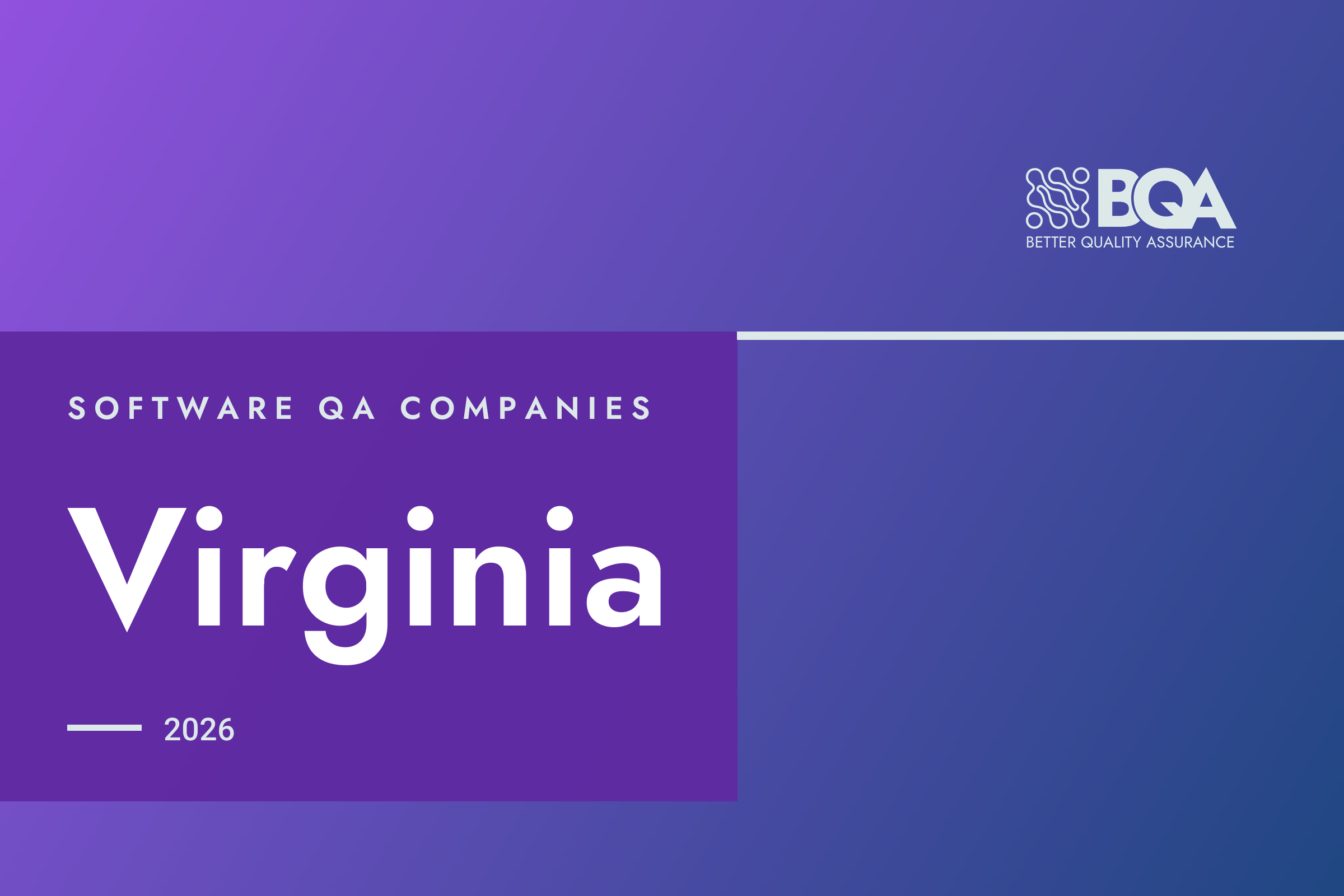 BetterQA card: software QA companies, Virginia, 2026