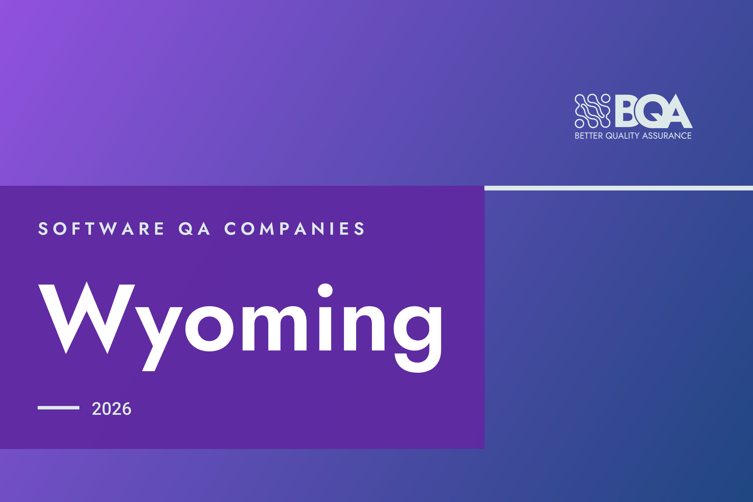 BetterQA card: software QA companies, Wyoming, 2026